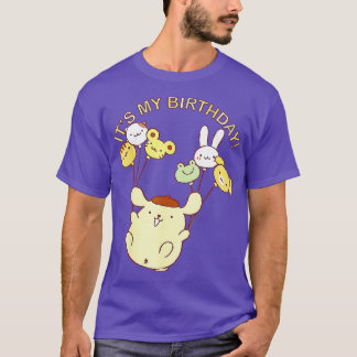 Pompompurin Its My Birthday  T-Shirt