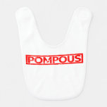 Pompous Stamp Baby Bib