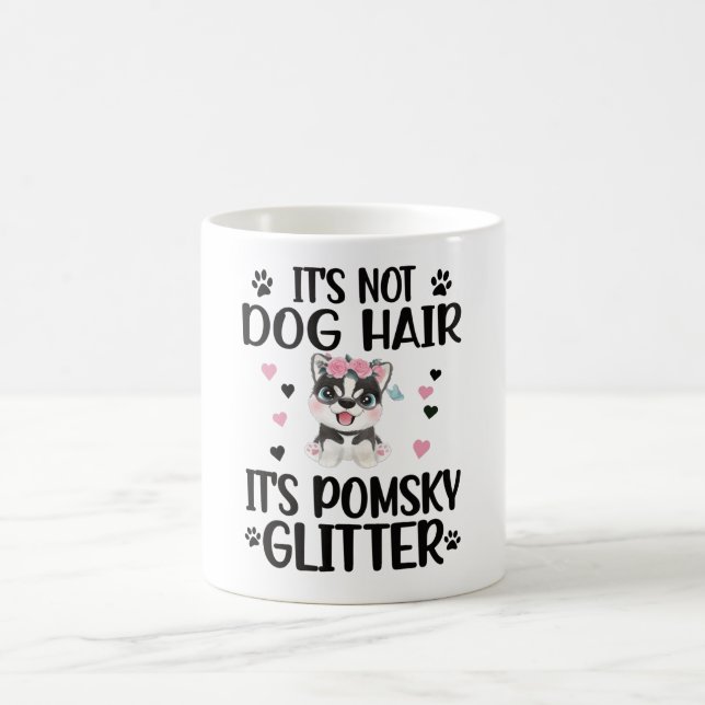 Pomsky Dog Lover Pomsky Owner Pomsky Mom Dad Coffee Mug (Center)
