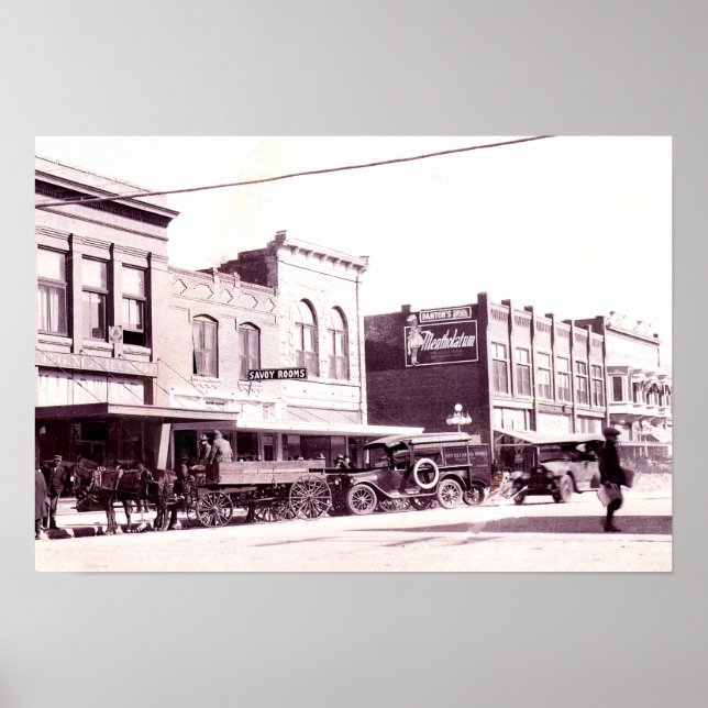 Ponca City Oklahoma circa 1930 Poster (Front)