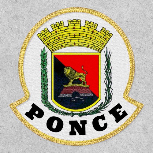 Ponce Coat of Arms _ Puerto Rico Patch