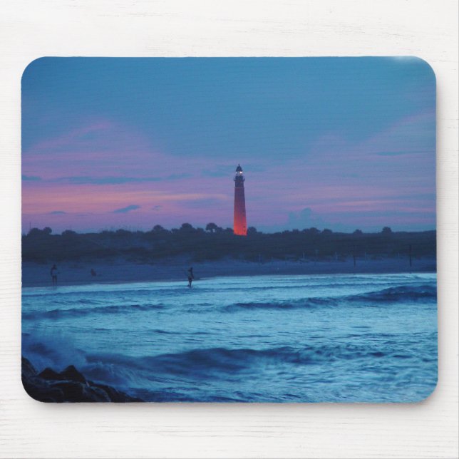 Ponce de Leon Inlet Lighthouse Dusk Mousepad (Front)