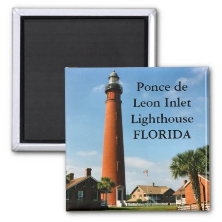 Ponce De Leon Inlet Lighthouse, Florida Magnet
