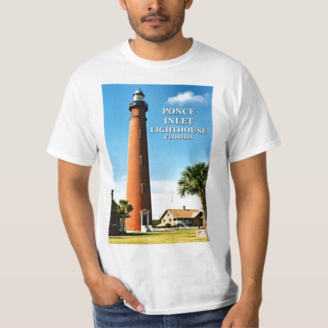 Ponce de Leon Inlet Lighthouse, Florida T-Shirt (Front)