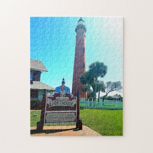 Ponce De Leon Inlet Lighthouse in Ponce Inlet FL Jigsaw Puzzle