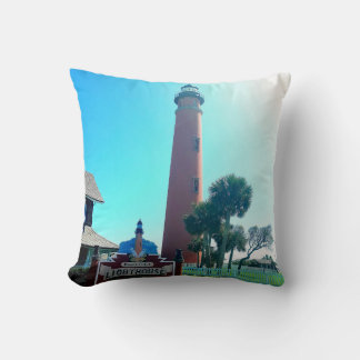 Ponce De Leon Inlet Lighthouse picture on a Throw Pillow