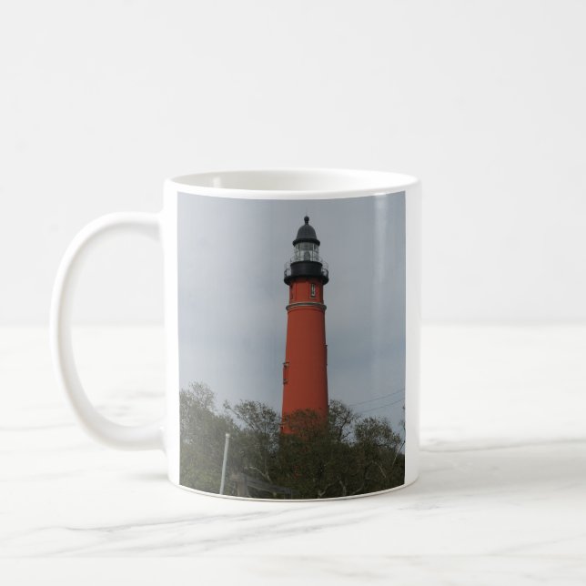 Ponce de Leon Lighthouse Above the Trees Coffee Mug (Left)