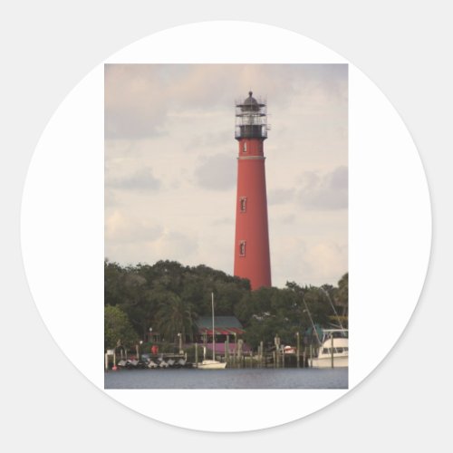 Ponce Inlet Lighthouse Classic Round Sticker