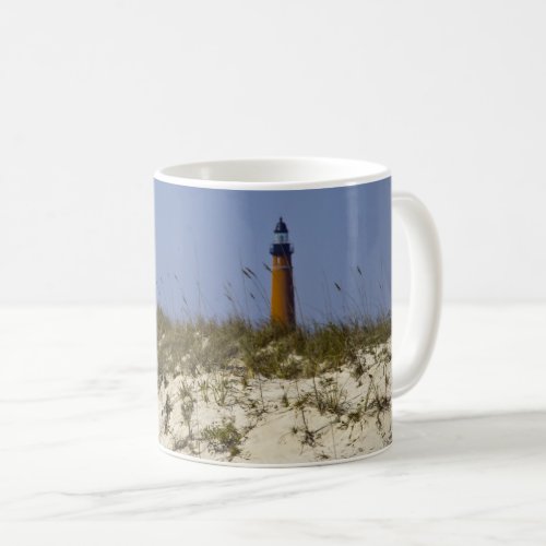 Ponce Inlet Lighthouse Florida Beach Nautical Coffee Mug