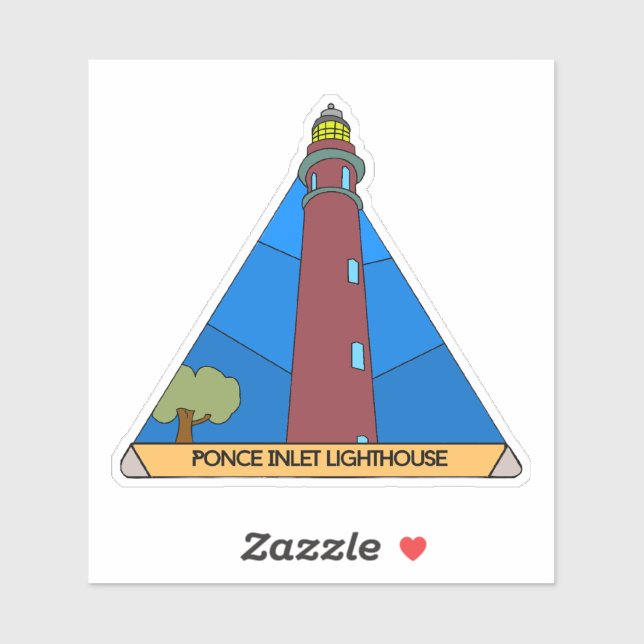 Ponce Inlet Lighthouse Sticker (Sheet)