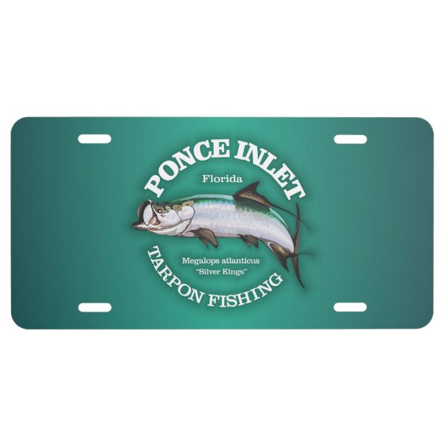Ponce Inlet (Tarpon) License Plate (Front)