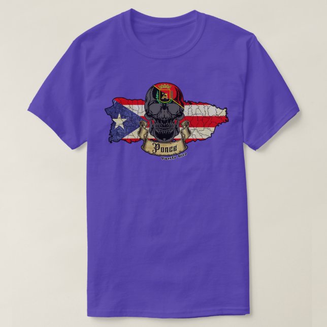 Ponce Isla de Puerto Rico T-Shirt (Design Front)
