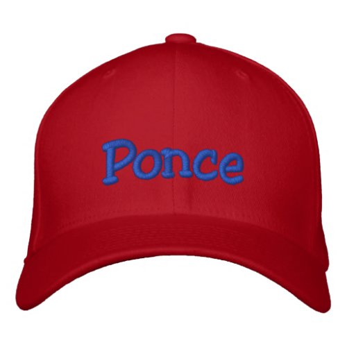 Ponce Puerto Rico Embroidered Baseball Hat