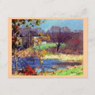 Pond at Old Lyme, Connecticut Postcard