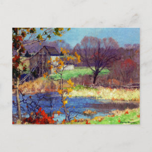 Pond at Old Lyme, Connecticut Postcard