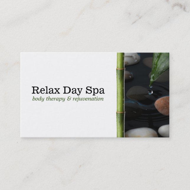 Pond & Bamboo Business Card (Front)