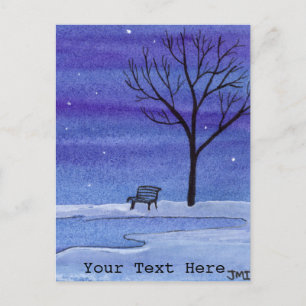 Pond Bench  Postcard