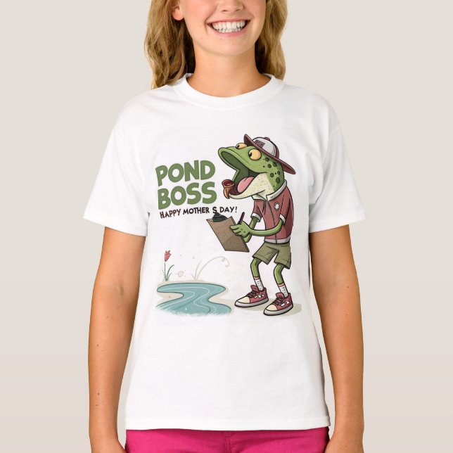 Pond Boss T-Shirt for Mother's Day (Front)