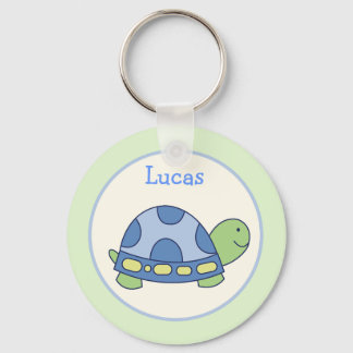 Pond Friends Turtle Favor or Name Tag KEYCHAIN