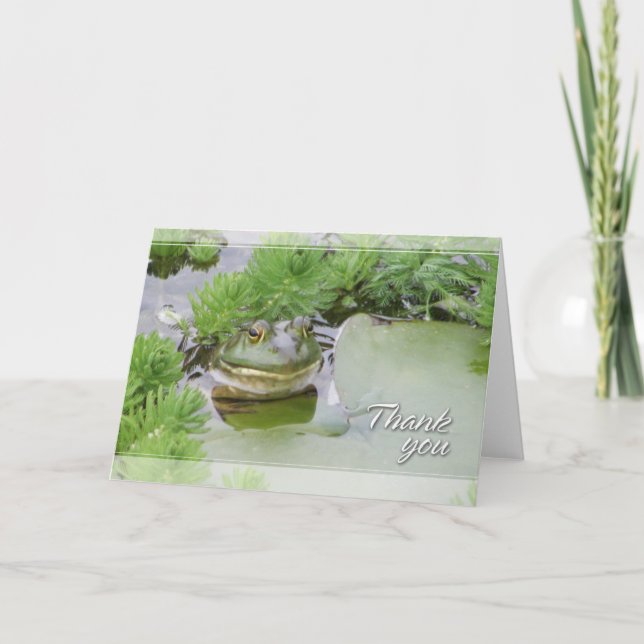 Pond Frog Thank You (Front)