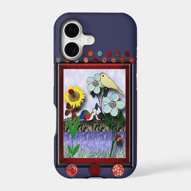 Pond Gathering Iphone Case (Back)