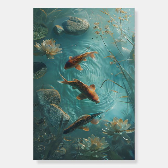 pond in my room foam board (Front)