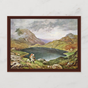Pond In The Giant Mountains By Richter Ludwig Postcard