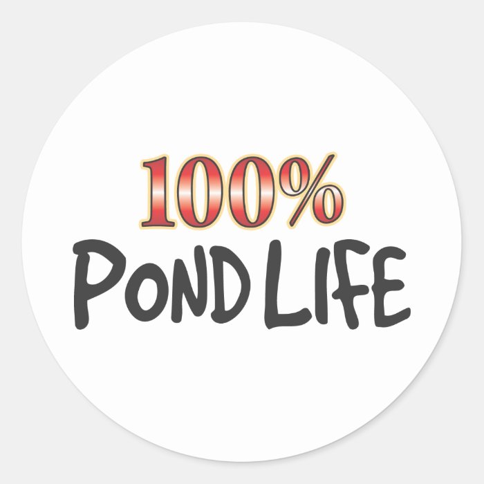 Pond Life 100 Percent Stickers