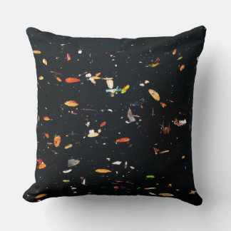 Pond life throw pillow