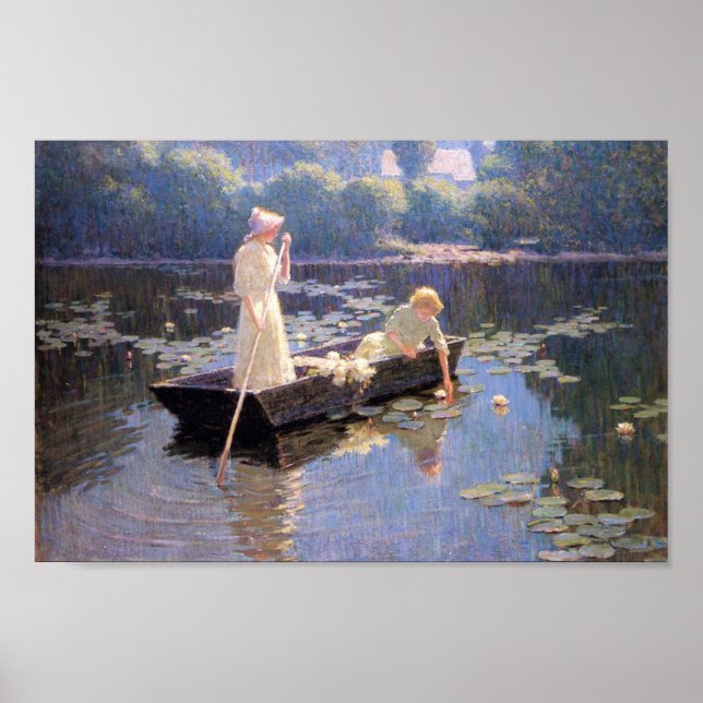 Pond Lilies by Abbott Fuller Graves Poster (Front)