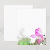 POND LOTUS l Chinese Brush Painting Art (Front/Back)