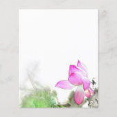 POND LOTUS l Chinese Brush Painting Art (Front)