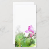 POND LOTUS l Chinese Brush Painting Art (Front/Back)