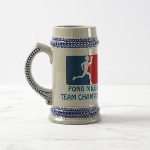 Pond Mile 3 Logo Beer Stein