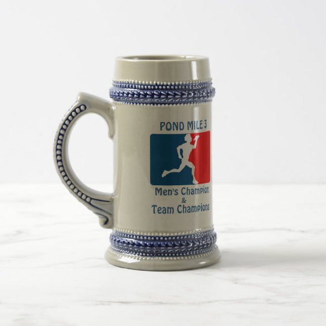 Pond Mile 3 Men's Chamion & Team Champion Stein (Left)