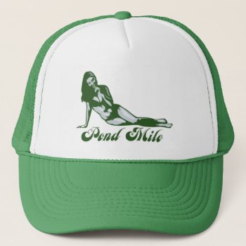 Pond Mile Girl Trucker Hat by GreenBusAdventures at Zazzle