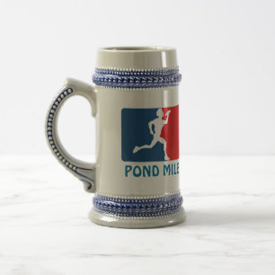 Pond Mile Logo Beer Stein