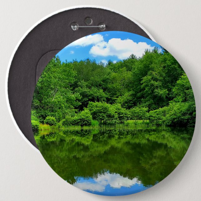 Pond Reflection Button (Front & Back)
