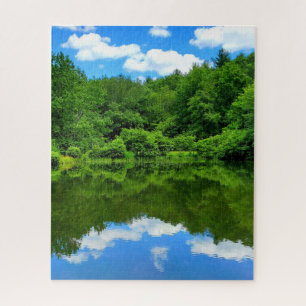 Pond Reflection Jigsaw Puzzle