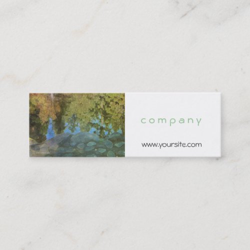 Pond Reflections Business Card