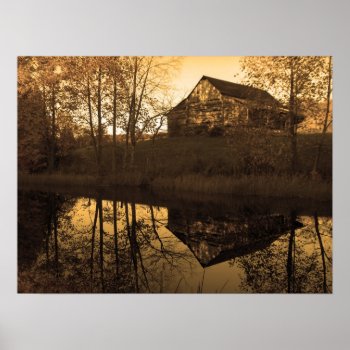 Pond Reflections Poster by broadhead077 at Zazzle