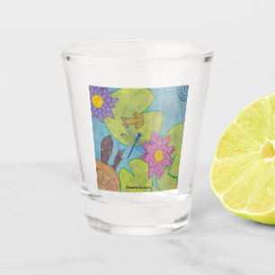 Pond Scene - Shot Glass