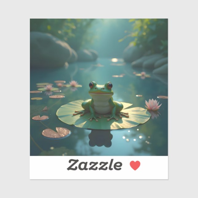 Pond Sentinel - Square Vinyl Sticker (Sheet)