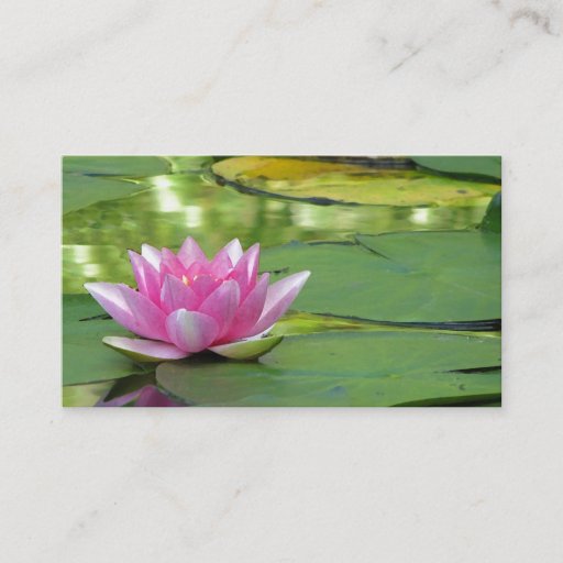 Customizable Pond Services Business Card Template