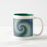 Pondering - Fractal Two-Tone Coffee Mug