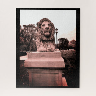 Pondering Lion Jigsaw Puzzle