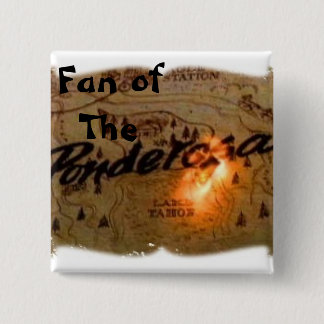 ponderosa map burning, Fan of                  ... Pinback Button