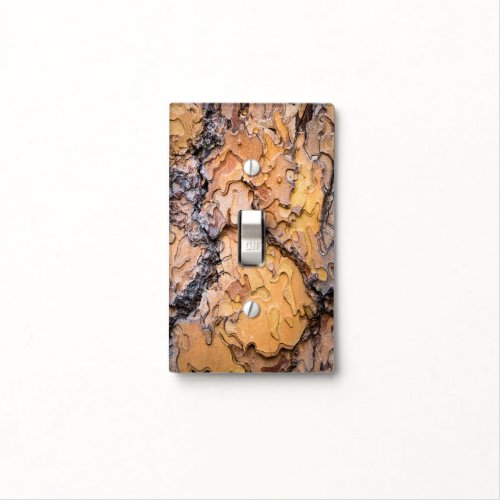 Ponderosa pine bark Washington Light Switch Cover