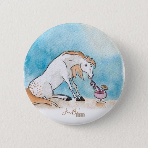 Poney relax Badge Button
