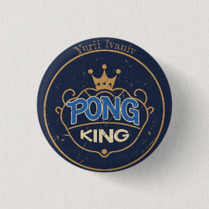 Pong King Blue Button